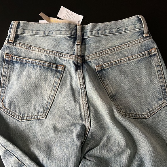 NWT TOP SHOP LIGHT WASH STRAIGHT DENIM SIZE 6 - Picture 4 of 6